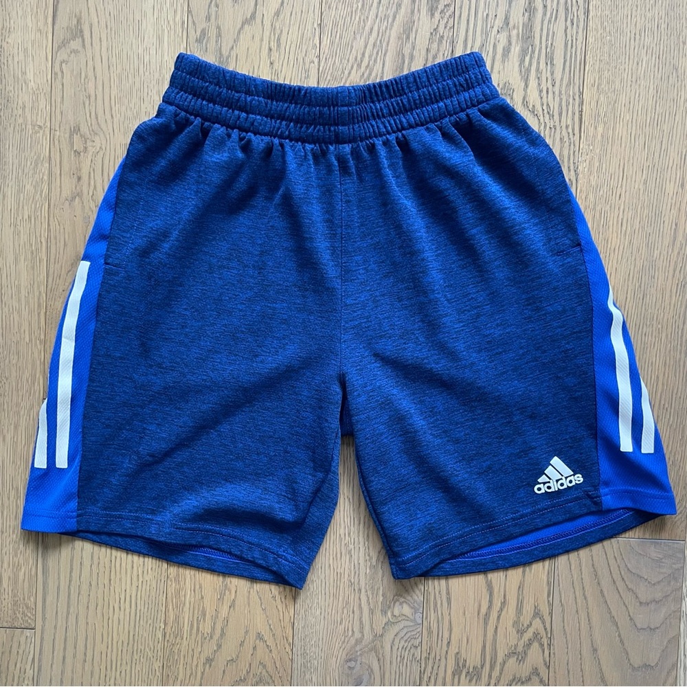 Adidas Kids Blue Athletic Shorts